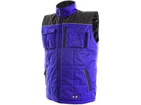 Pánská zimní vesta SEATTLE, modro-černá, vel. XL