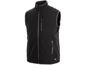 Pánská softshell vesta TOPEKA, černá, vel. 3XL
