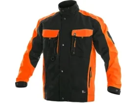 Blůza CXS SIRIUS BRIGHTON, černo-oranžová, vel.64