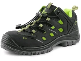 Obuv sandál CXS Universe Solar S1P ESD, černo-zelená, vel. 38