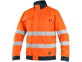 Blůza CXS HALIFAX, výstražná se síťovinou, pánská, oranžovo-modrá, vel. 46