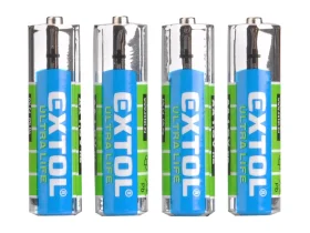 baterie zink-chloridové, 4ks, 1,5V AA (R6)