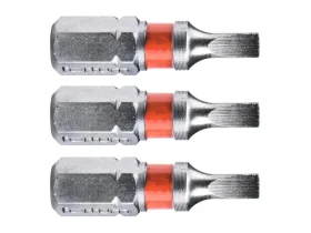 bit plochý sada 3ks, 3x25mm, S2