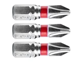 bit křížový phillips, sada 3ks, PH 2x25mm, S2