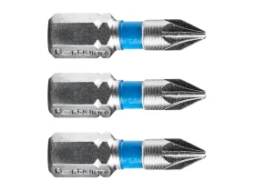 bit křížový pozidriv, sada 3ks, PZ 1x25mm, S2