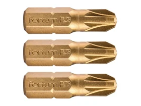 bit křížový pozidriv, sada 3ks, PZ 3x25mm,titan. úprava, S2