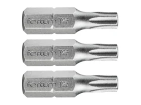 bit TORX, sada 3ks, T 25x25mm, S2