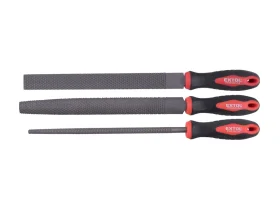 rašple, sada 3ks, 250mm, sek 2, sada obsahuje rašple : plochou, úsečovou a kruhovou