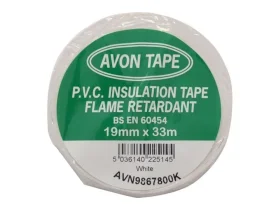 Páska izolační z PVC bílá 19mm x 33m