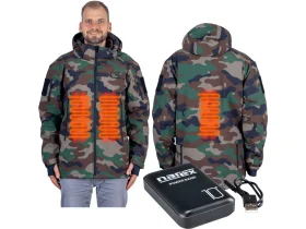 Bunda vyhřívaná + Powerbanka vel M CHJ-M SET Narex Camouflage
