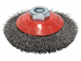 Kuželový kartáč 100 mm, 0,3 mm, M14