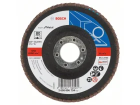 Lamelový brusný kotouč X551, Expert for Metal D = 115 mm; K = 80; lomený 19779