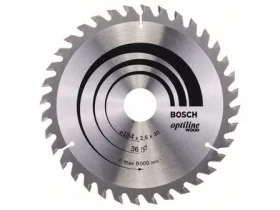 Pilový kotouč Optiline Wood 184x30x2,6 mm, 36