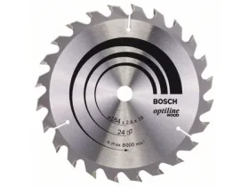 Pilový kotouč Optiline Wood 184x16x2,6 mm, 24 BOSCH