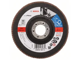 Lamelový brusný kotouč X571, Best for Metal D = 125 mm; K = 80, rovný 23224