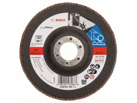 Lamelový brusný kotouč X571, Best for Metal D = 125 mm; K = 120, rovný 23225