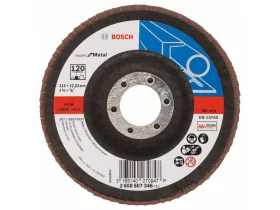 Lamelový brusný kotouč X551, Expert for Metal D = 115 mm; K = 120; lomený
