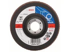 Lamelový brusný kotouč X551, Expert for Metal D = 125 mm; K = 80; lomený 15628