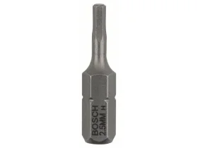 Šroubovací bit zvlášť tvrdý Extra-Hart HEX 2,5, 25 mm