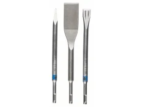 3dílná sada sekáčů SDS-plus 250; 250; 260 x 20; 40 mm