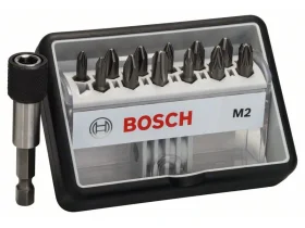 (12+1)dílná sada šroubovacích bitů Robust Line, M Extra-Hart 25 mm, (12+1)dílná sada 11234