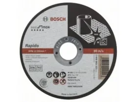 Dělicí kotouč rovný Best for Inox - Rapido Long Life - A 60 W BF 41, 125 mm, 22,23 mm, 1,0 mm BOSCH
