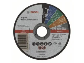 Dělicí kotouč rovný Rapido Multi Construction ACS 60 V BF, 125 mm, 1,0 mm