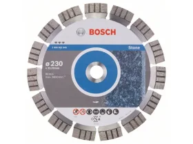 Bosch Diamantový dělicí kotouč Best for Stone 230 x 22,23 x 2,4 x 15 mm