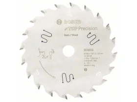 Bosch Pilový kotouč do okružních pil Top Precision Best for Wood 165 x 20 x 1,8 mm, 20