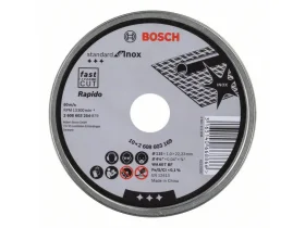Dělicí kotouč rovný Standard for Inox - Rapido WA 60 T BF, 115 mm, 22,23 mm, 1,0 mm 4387