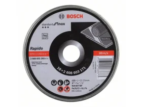 Dělicí kotouč rovný Standard for Inox - Rapido WA 60 T BF, 125 mm, 22,23 mm, 1,0 mm 4386