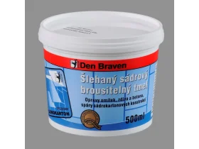 Šlehaný sádrový brousitelný tmel (Qualy Fill) 500ml bílý Den Braven