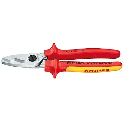 Nůžky kabelové 1000V VDE 200 mm Knipex 9516200 Nůžky kabelové 1000V VDE 200 mm Knipex 9516200