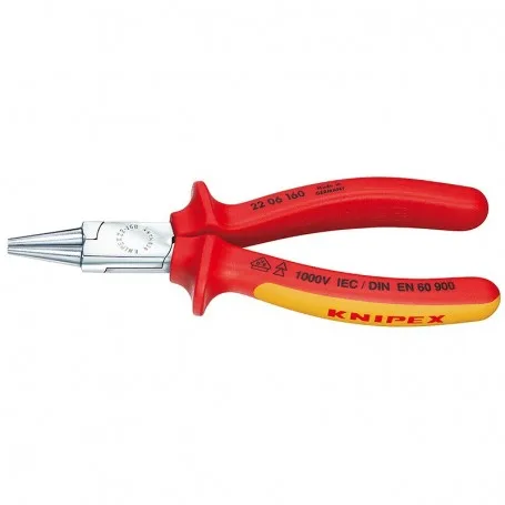 Kleště s kulatými čelistmi 160 mm Knipex 1000V Kleště s kulatými čelistmi 160 mm Knipex 1000V