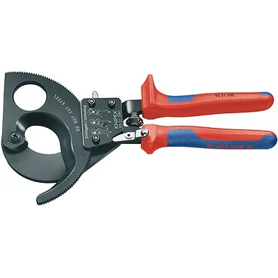 Nůžky na kabely 280mm ráčnové Knipex 9531280 Nůžky na kabely 280mm ráčnové Knipex 9531280