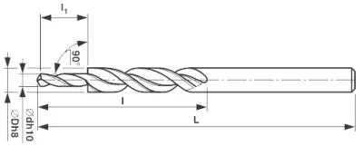 vrták stupň.15x8,4 M8 1252 a
