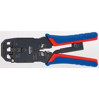 Kleště lisovací na kab.konektory RJ10, RJ11, RJ12, RJ45 krimpovací KNIPEX Kleště lisovací na kab.konektory RJ10, RJ11, RJ12, RJ45 krimpovací KNIPEX