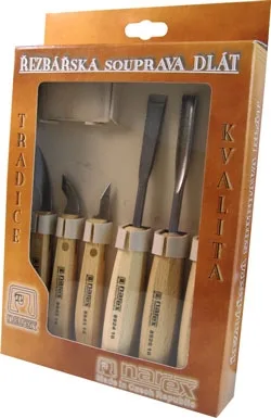 Sada řezbářských dlát 6-dílná WOOD LINE STANDARD Narex Sada řezbářských dlát 6-dílná WOOD LINE STANDARD Narex