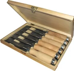 Sada plochých dlát v přírodní kazetě 6-dílná WOOD LINE PROFI Narex Sada plochých dlát v přírodní kazetě 6-dílná WOOD LINE PROFI Narex