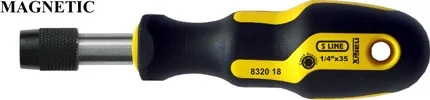 Šroubovák MAGNETICKÝ PRO NÁSTAVCE S POJISTKOU 1/4¨ S LINE PROFI Narex Šroubovák MAGNETICKÝ PRO NÁSTAVCE S POJISTKOU 1/4¨ S LINE PROFI Narex