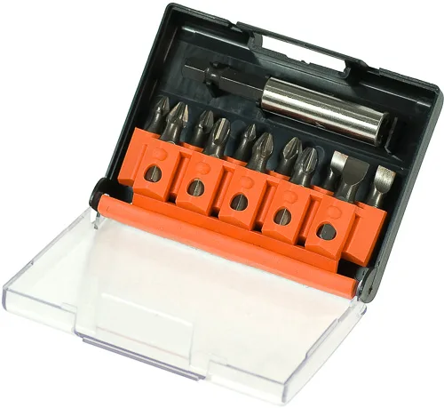 12dílná sada bitů vč. magnetického držáku bitů; Industrial-Basic (staré kat.č. 00777998) 12dílná sada bitů vč. magnetického držáku bitů; Industrial-Basic (staré kat.č. 00777998)