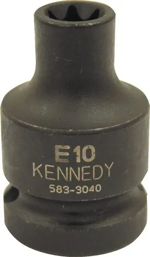 Hlavice 1/2" prům.rázová - Bit nástrčný E16 Torx DIN 3129 Kennedy (KEN5833048K)