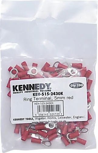 5.00mm CERVENA KULATA KONCOVKA(BAL-100) a