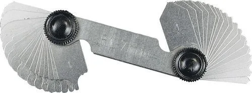 34 BLADE RADIUS GAUGE 1.0-7.0mm 34 BLADE RADIUS GAUGE 1.0-7.0mm