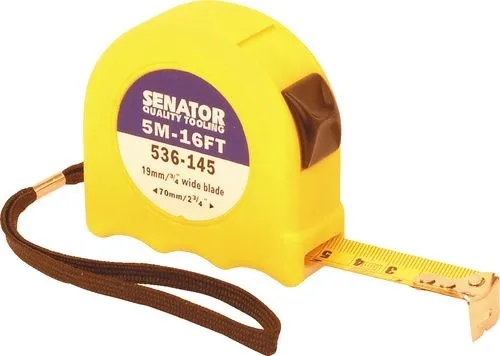 pětimetr svinovací Hi-Visibility 5m SENATOR pětimetr svinovací Hi-Visibility 5m SENATOR