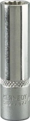 3/8" A/F SINGLE HEX DEEPSOCKET 1/4" SQ DR 3/8" A/F SINGLE HEX DEEPSOCKET 1/4" SQ DR