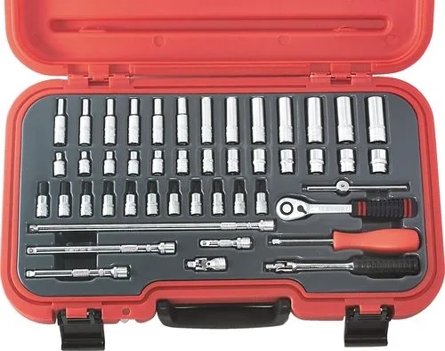 Gola sada 1/4" 12-hranné metrických hlavic a bitů 46 dílná TSD46M Kennedy Gola sada 1/4" 12-hranné metrických hlavic a bitů 46 dílná TSD46M Kennedy
