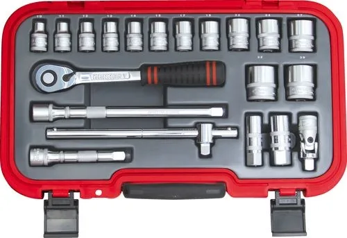 METRIC SOCKET SET (20-PCE) 1/2" SQ DR METRIC SOCKET SET (20-PCE) 1/2" SQ DR