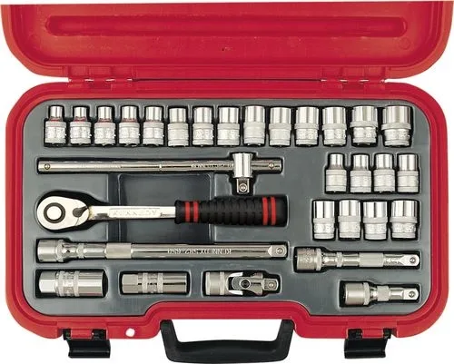 MM/AF SOCKET SET (30-PCE) 1/2" SQ DR MM/AF SOCKET SET (30-PCE) 1/2" SQ DR