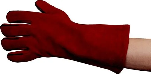 PAIR RED LINED GAUNTLETS PAIR RED LINED GAUNTLETS